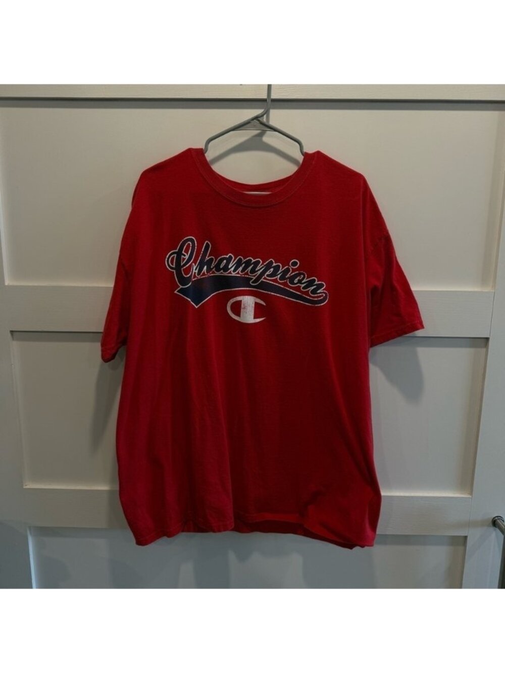 Champion Bold Red Athletic Tee